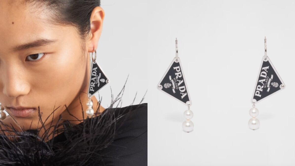 Pearl Smalto Jewels吊墜耳環 NT.47,000