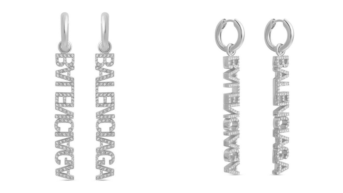 TYPO 鏡面銀色耳環 NT.28,200