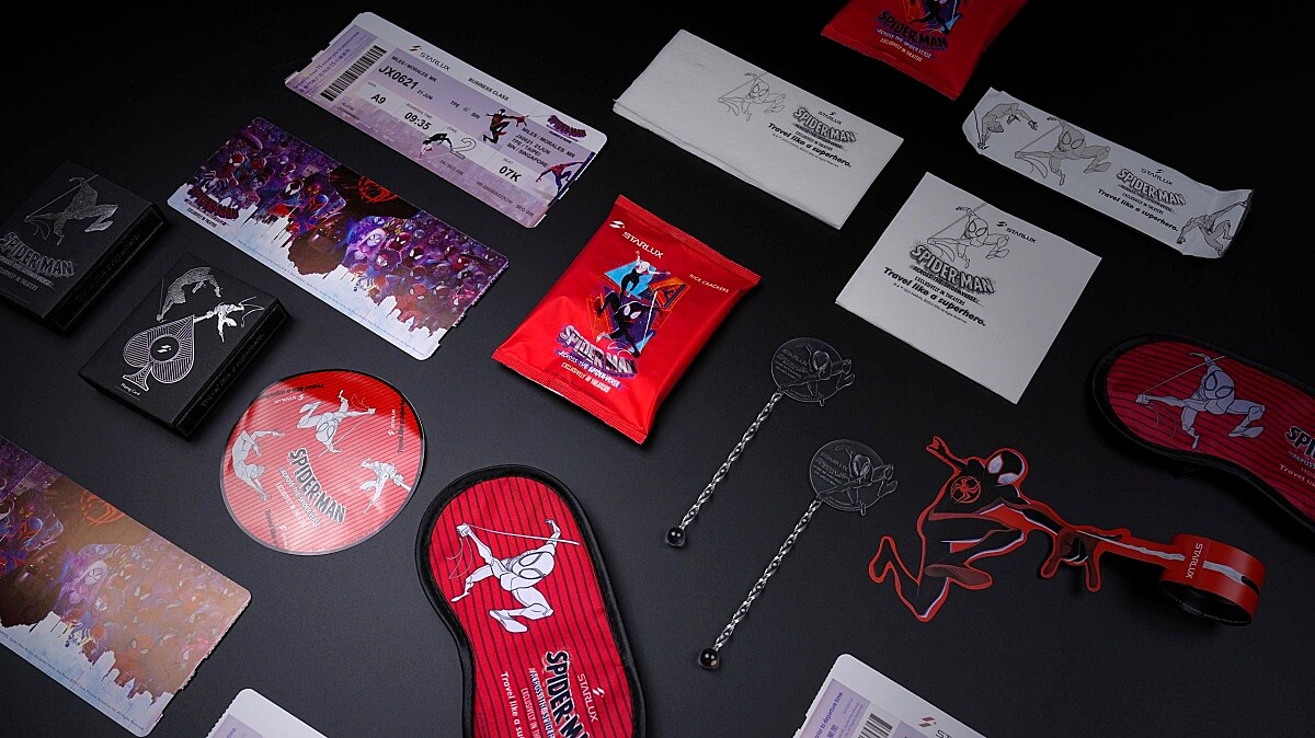 蜘蛛人主題機上備品一覽