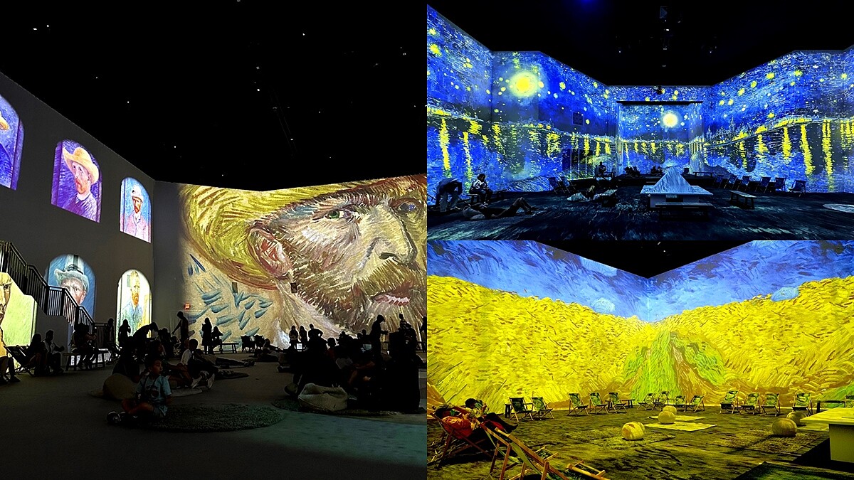《梵谷藝術沉浸式體驗》首度現身東南亞！新加坡站推2大獨家體驗，360度欣賞繽紛奇幻畫作