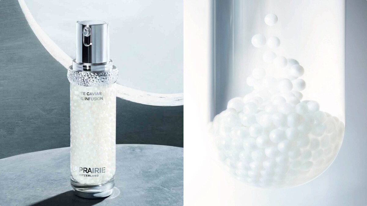 LA PRAIRIE萊珀妮鑽白魚子時空聚光精華奢華升級版情境。
