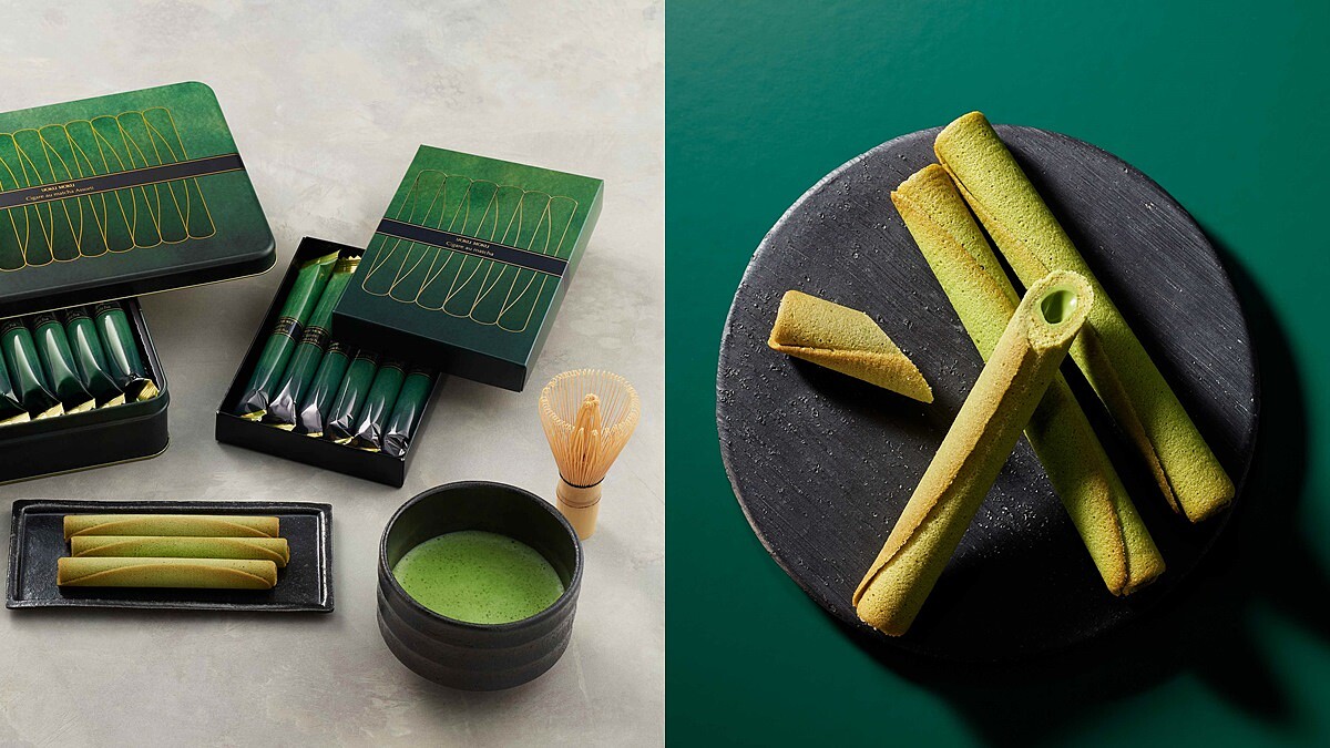 抹茶控吃爆！日本YOKU MOKU夏季限定「雪茄蛋捲」禮盒開賣，加碼2款涮嘴脆餅