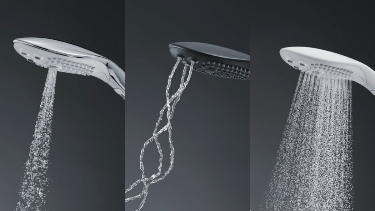 Womanizer Wave創新按摩蓮蓬頭水流模式示意圖。