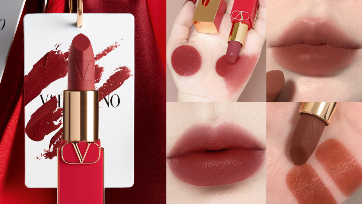 我高調故我在！Valentino Beauty風潮狂燒！絕美大V唇膏明星色選公開！高級感直接拉滿~