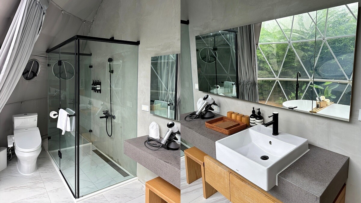 「Glamping Hygge Hill 山野森活」乾濕分離浴室