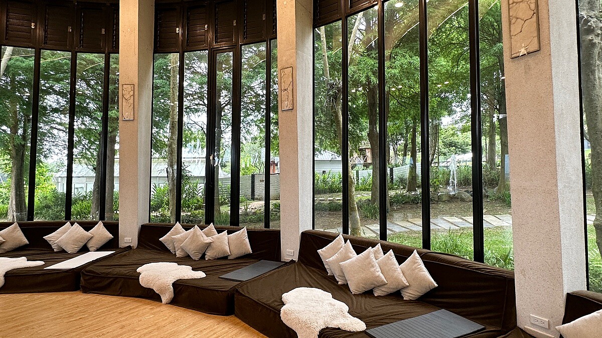 24小時提供茶水點心的圓形屋