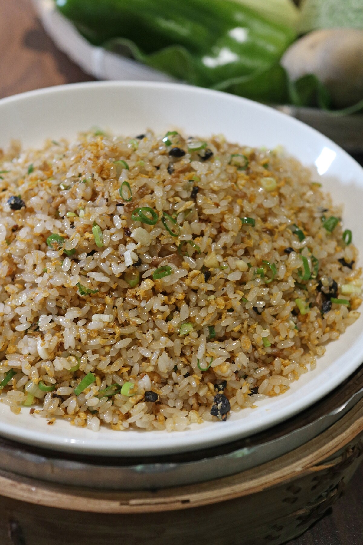 「老菜脯炒飯」。