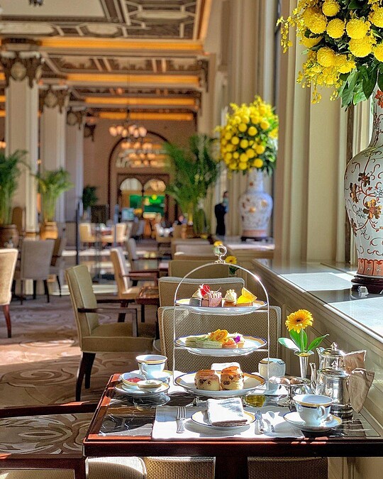 知名的下午茶體驗是旅人最嚮往的行程之一。