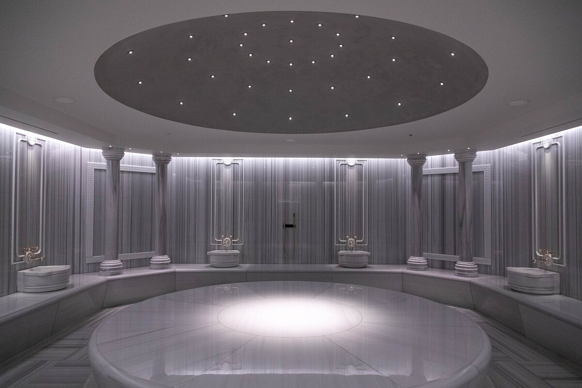 土耳其大浴場空間。