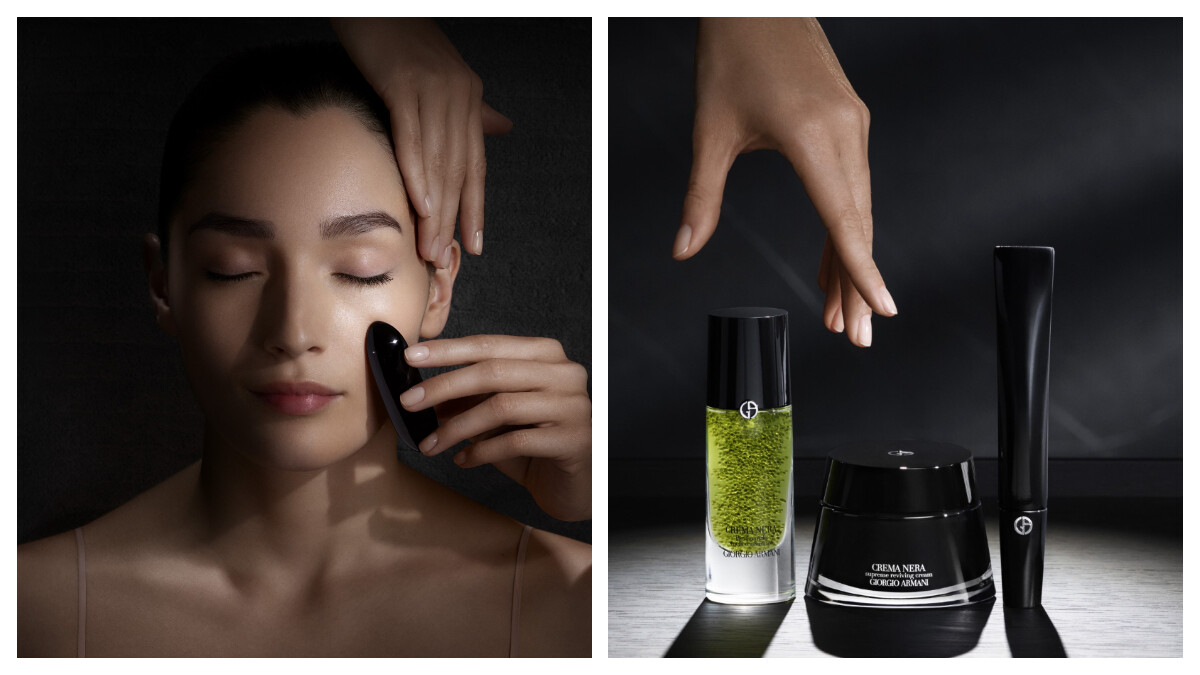 用亞曼尼頂級黑曜岩系列護膚，再用冷熱石收斂緊緻、撫平細紋！ 2023年奢寵臉部一小時，護膚發光就選這場！