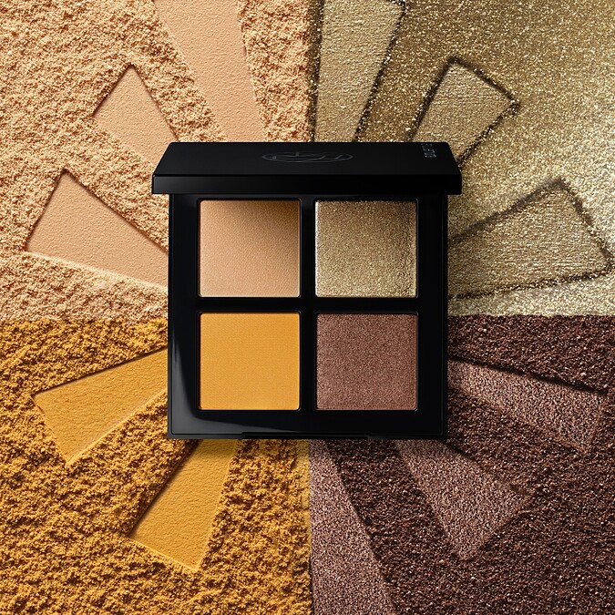 shu uemura植村秀時尚大師4色眼影盤產品(#胡桃黃)，NT1,980