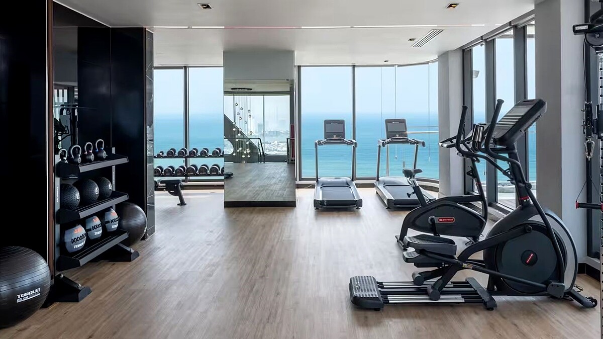 連健身都能眺望海景超幸福！