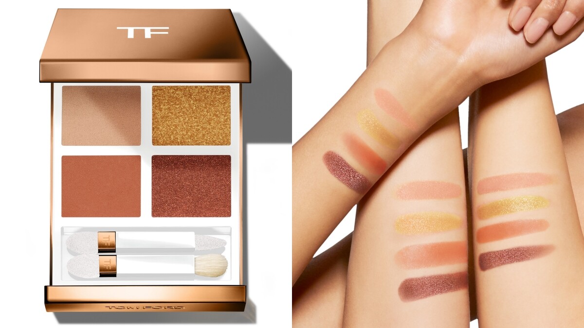 TOM FORD澄金琥珀系列高級訂製四格眼盤(#01 ISLAND HAZE澄金島嶼),NT3,700