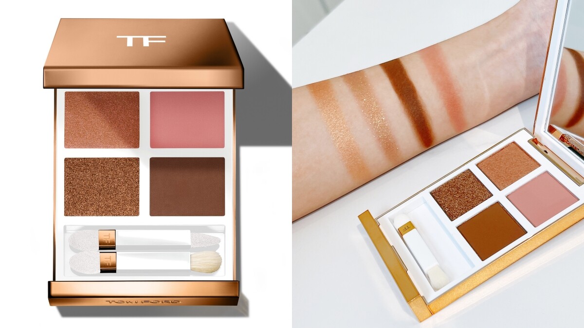 TOM FORD澄金琥珀系列高級訂製四格眼盤(#02 TROPICAL DUST夏日晚霞),NT3,700