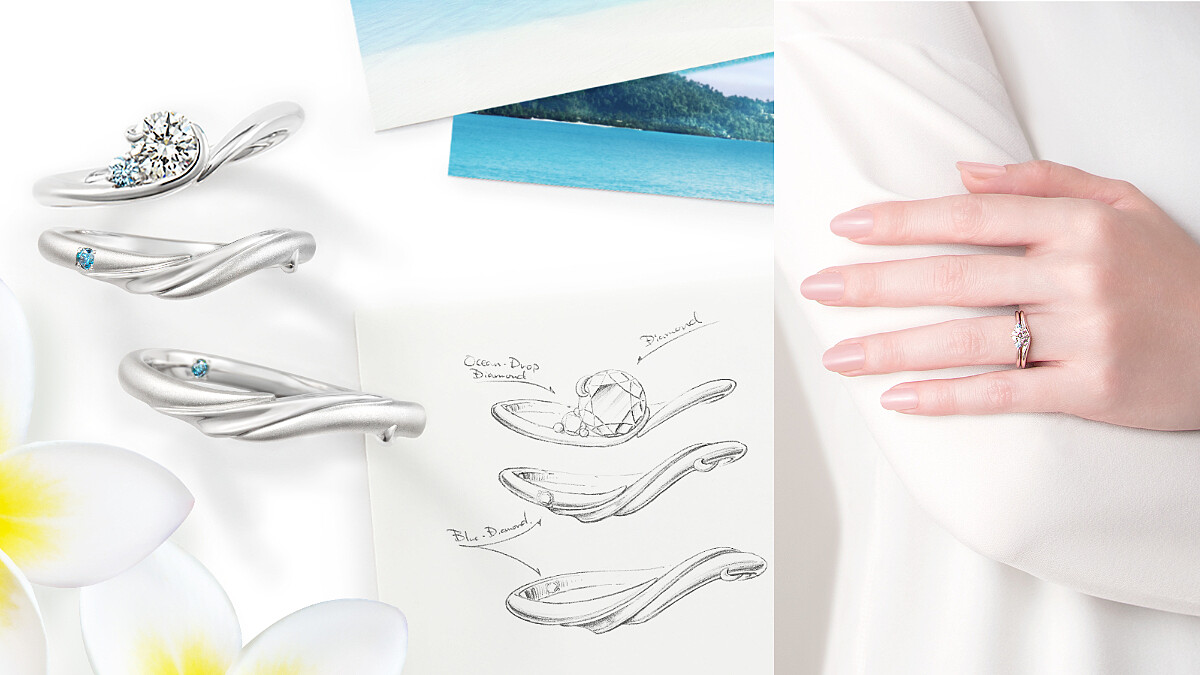 海洋沁涼氛圍就是這麼療癒夢幻！K.UNO夏日之戀以迪士尼小美人魚、海洋元素注入婚戒設計，全訂製服務打造專屬回憶景點珠寶也讓人超心動！