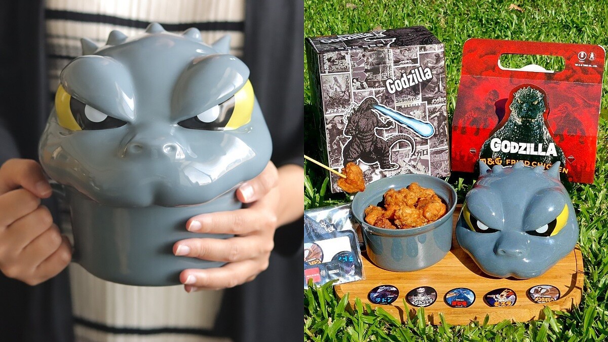 繼光香香雞X哥吉拉聯名套餐開賣！必收全球限量「哥吉拉造型碗」