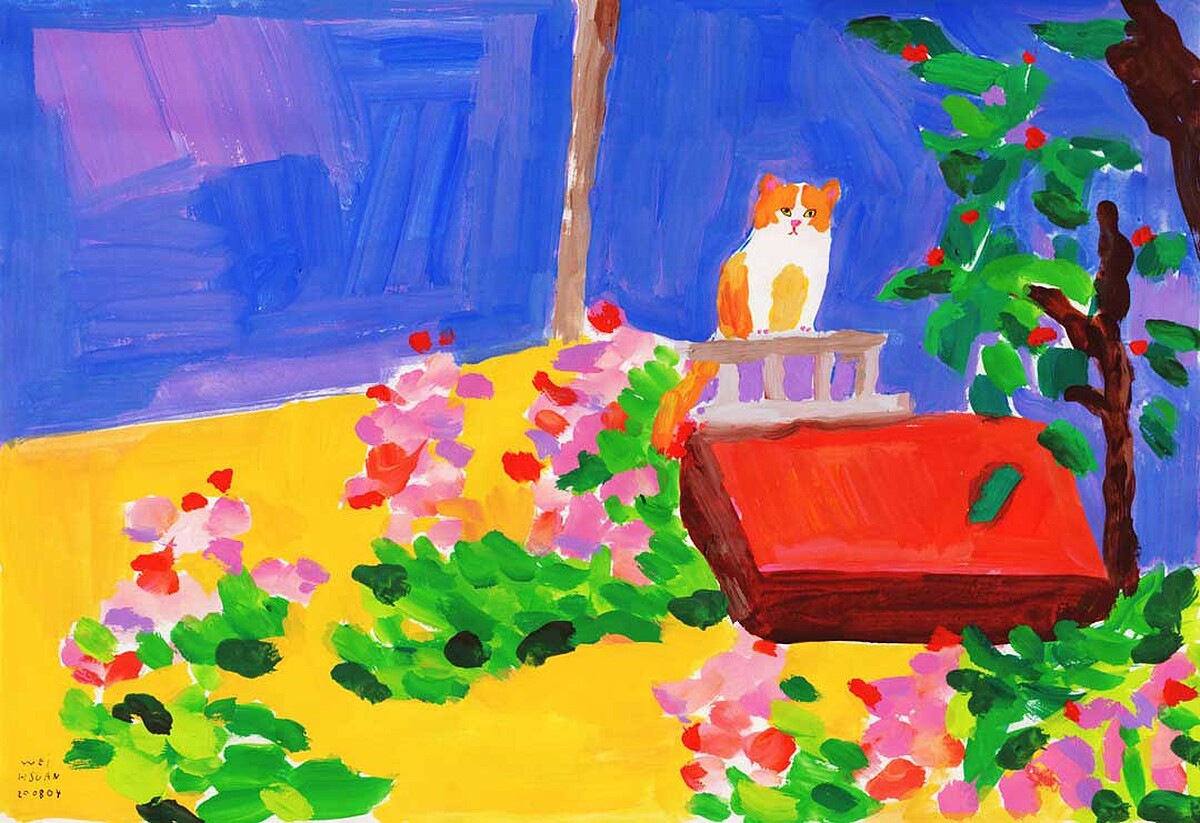 陳瑋璿－去瀨戶內藝術祭時在豐島遇見的貓咪