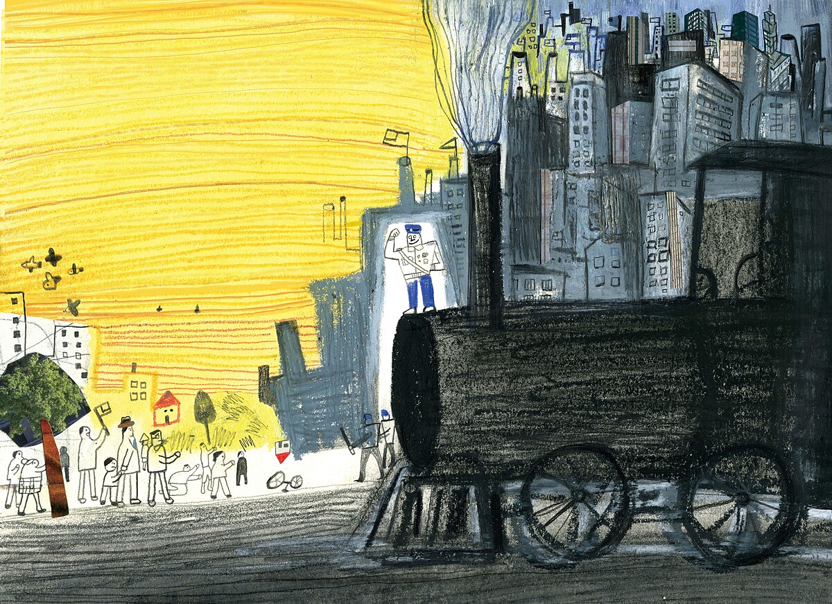 黃一文《從前從前，火車來到小島》