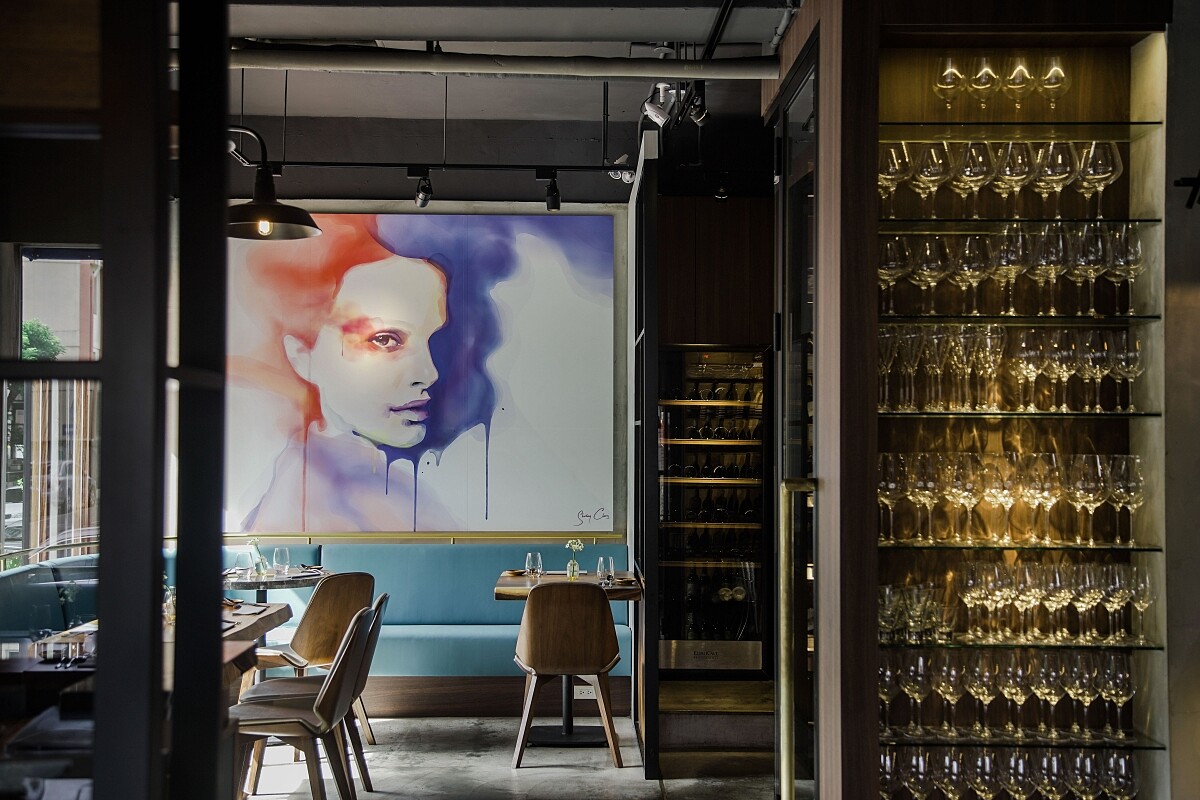 「T+T」餐廳位於敦化商圈。（Photo by 劉振祥）