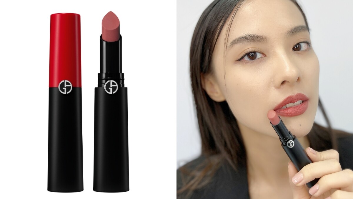 亞曼尼奢華絲絨訂製唇膏(#112俐落裸棕)，NT1,500