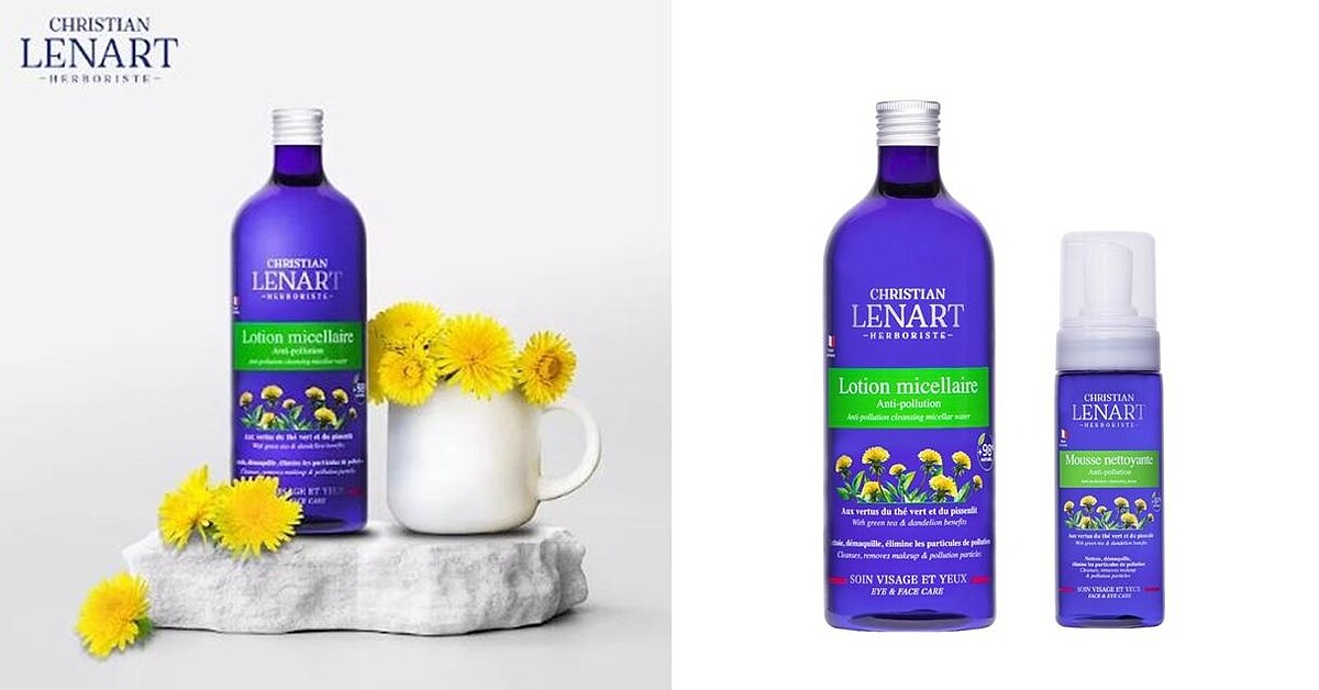 CHRISTIAN LENART克芮娜 蒲公英洗卸系列 (左/蒲公英透亮潔膚液、右/蒲公英潔顏慕斯)