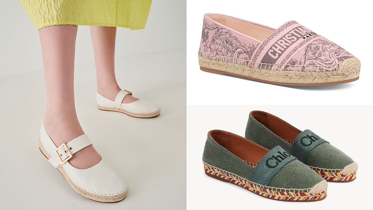 炎夏降溫必備！六款草編鞋盤點推薦，優雅印花、經典細節...各式設計解析