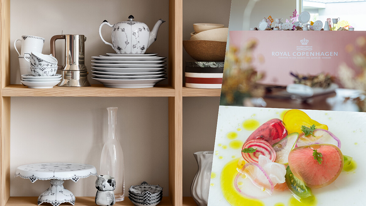 皇家哥本哈根Ｘ台豐 AGRI，以珊瑚粉、暮黑色系新品共創期間限定「北歐仲夏盛宴」