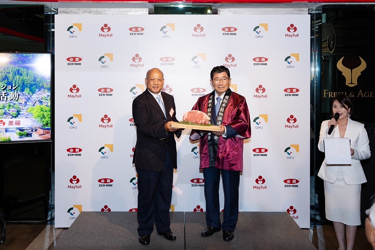 岐阜縣縣長 古田肇更率隊來台參與活動。