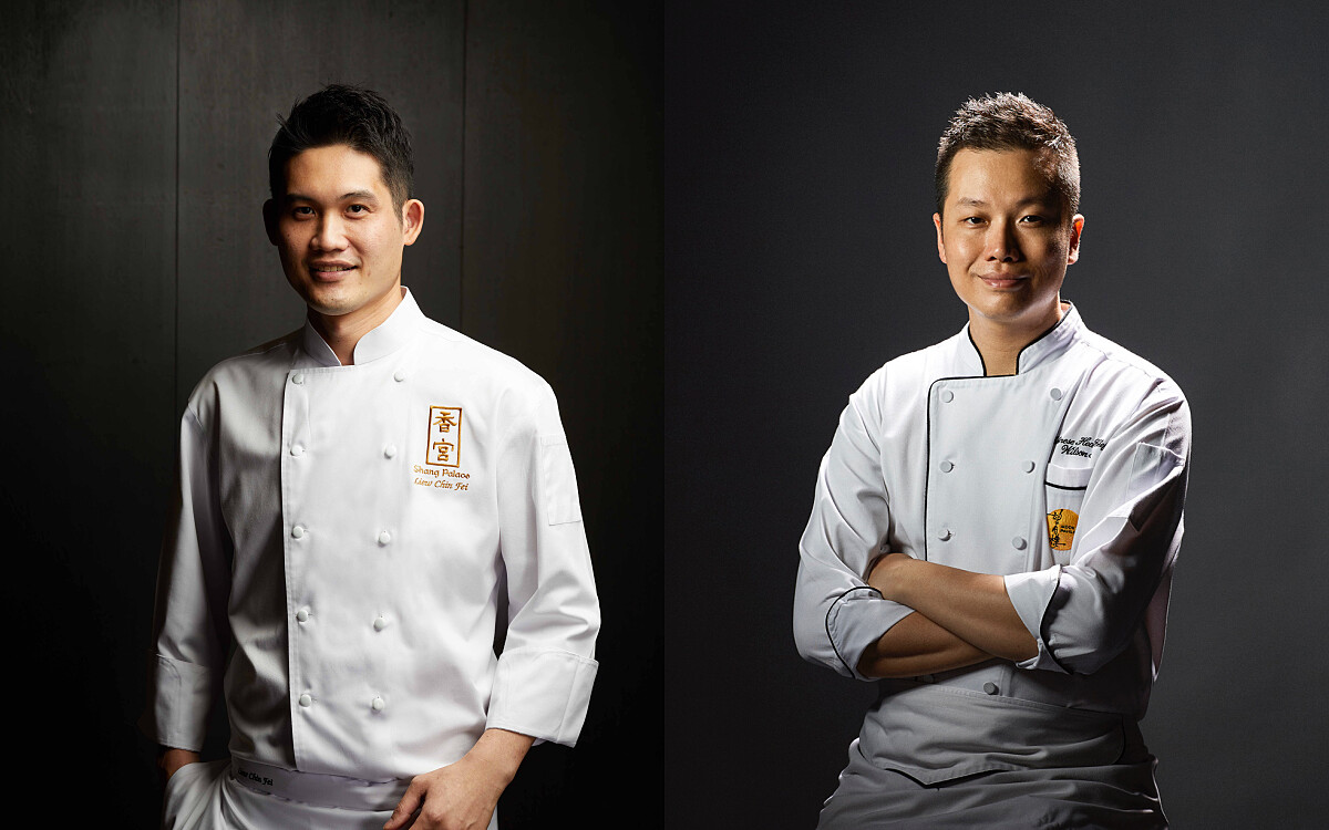 左為廖晉輝主廚,右為蘇權暉主廚。