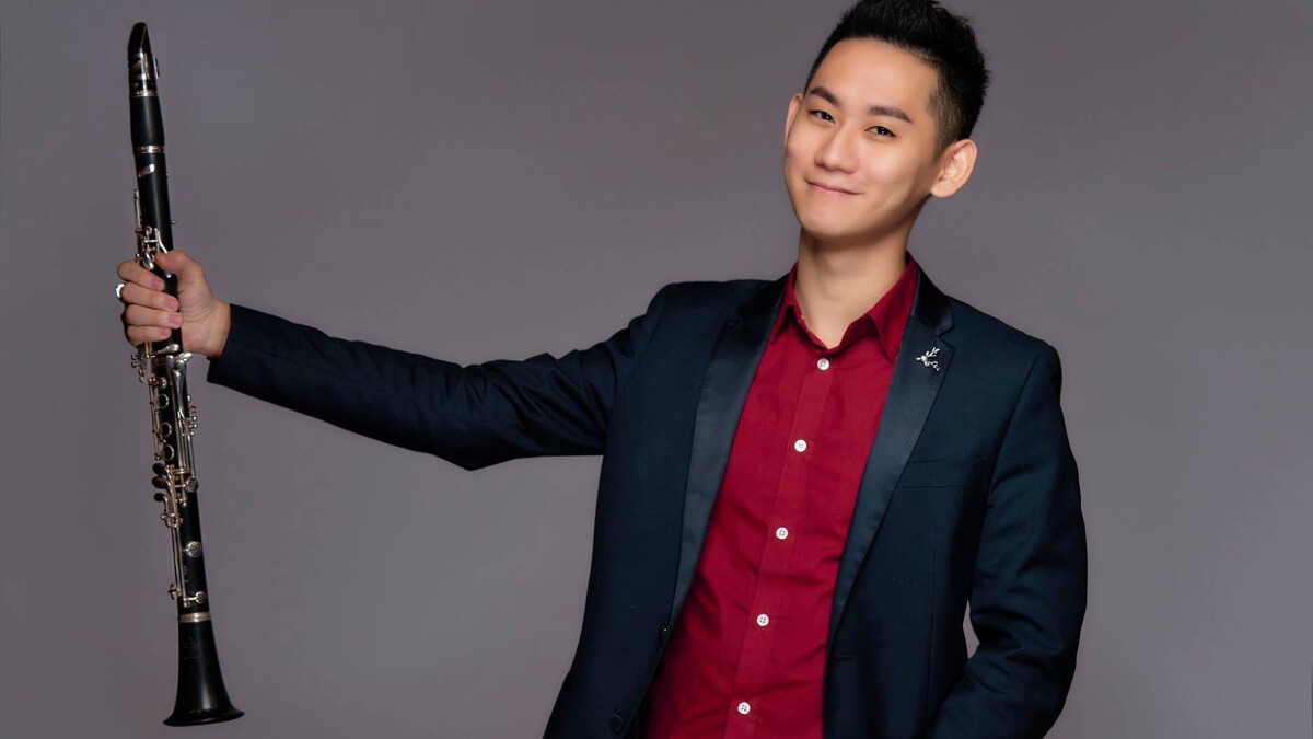 奇美音樂節「銀幕上的古典音樂」，邀請賴俊諺舉辦豎琴獨奏會。