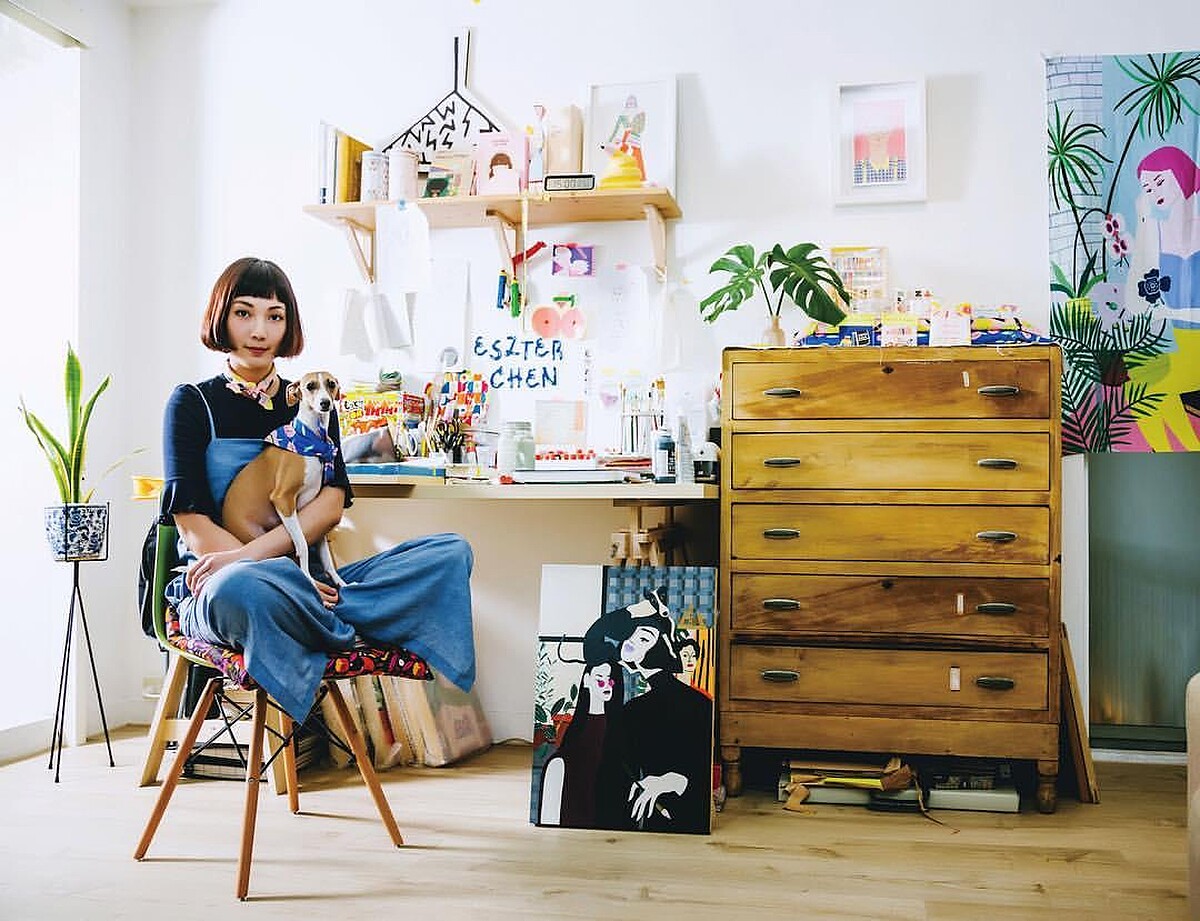 插畫家 Eszter Chen（陳純虹）。