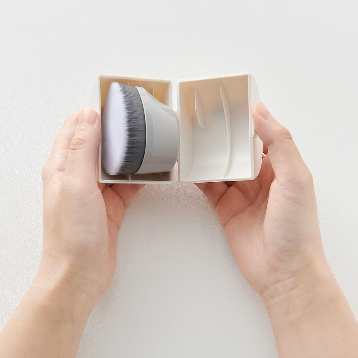 MUJI無印良品粉底刷(附盒)，NT499