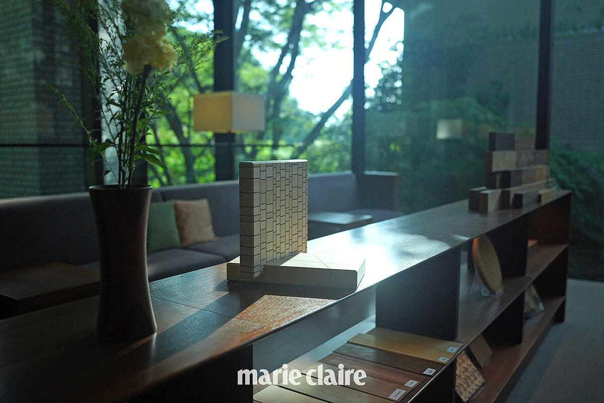 整個飯店空間都能看見箱根最引以為傲的寄木細工作品。