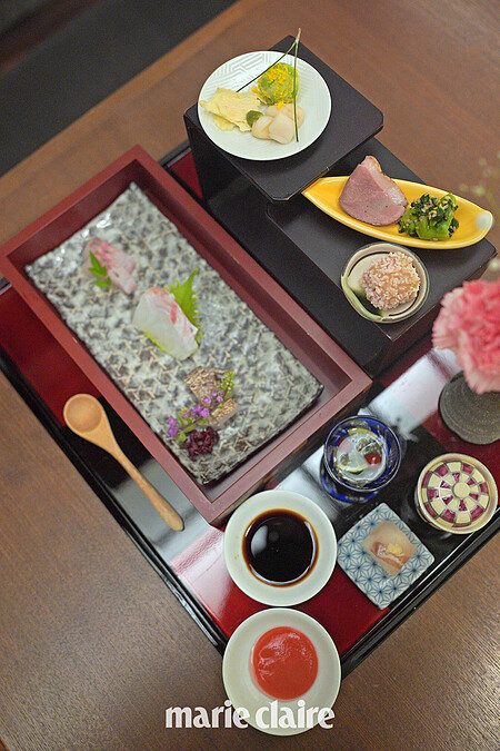 賞心悅目的迎賓八寸。