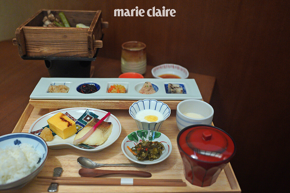 界 箱根特製的日式早餐。