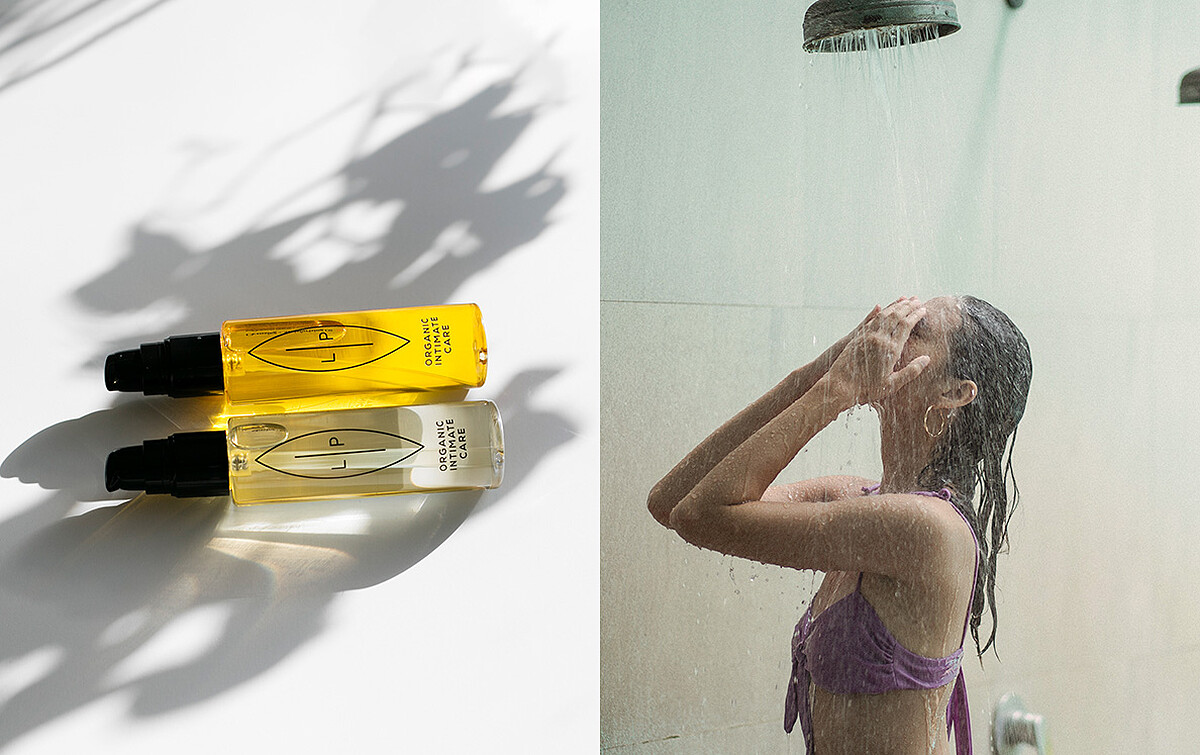 推薦 Lip Intimate Care 私密護理油系列,清潔&保養二合一,添入頂級植物優油和天 然精油,給予私密肌足夠滋潤與防護力。可在戲水後淋浴時輕輕塗抹於外陰部,再使 用清水沖洗,達到清潔與滋潤效果!Photo/LIP Intimate Care