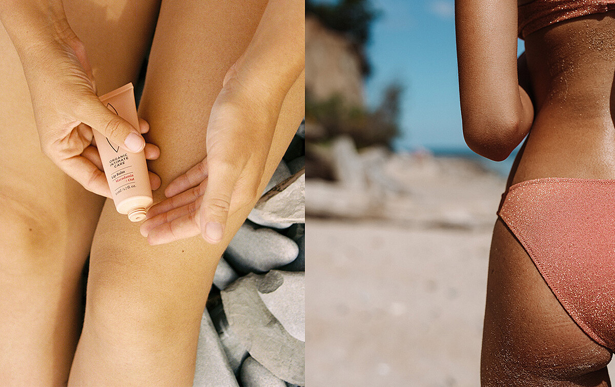 分享 Lip Intimate Care 私密潤唇霜!添加天然蜂蠟成分,是減少肌膚乾燥摩擦的關鍵 成分,富含維他命 A 強化肌膚防護力,可塗抹於過緊衣物的邊緣處,滋潤防護質地減 少易摩擦不舒服部位,更可塗抹一層至外陰部作為戲水防護使用。Photo/LIP Intimate Care