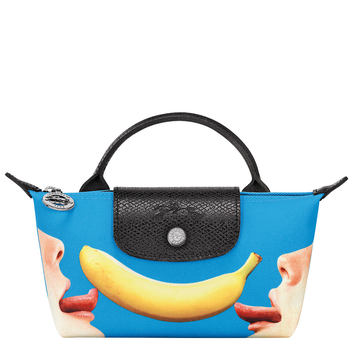 LONGCHAMP X TOILETPAPER 聯名系列 手拿包，NT$4,300．