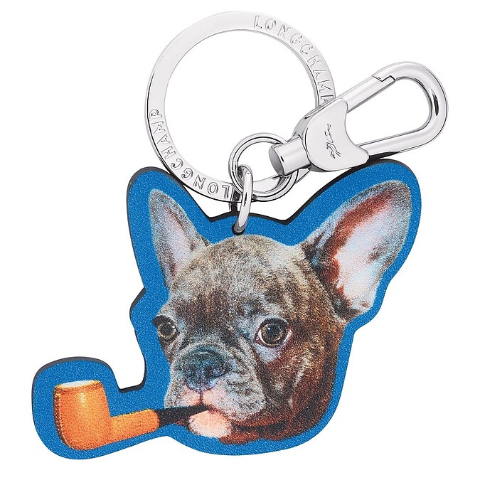 LONGCHAMP X TOILETPAPER 聯名系列 鑰匙圈，NT$4,300．
