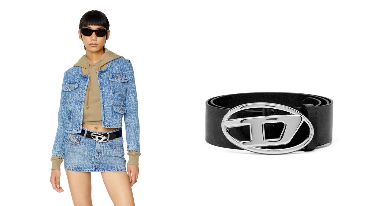 Diesel D Logo皮帶 NT$5,900。