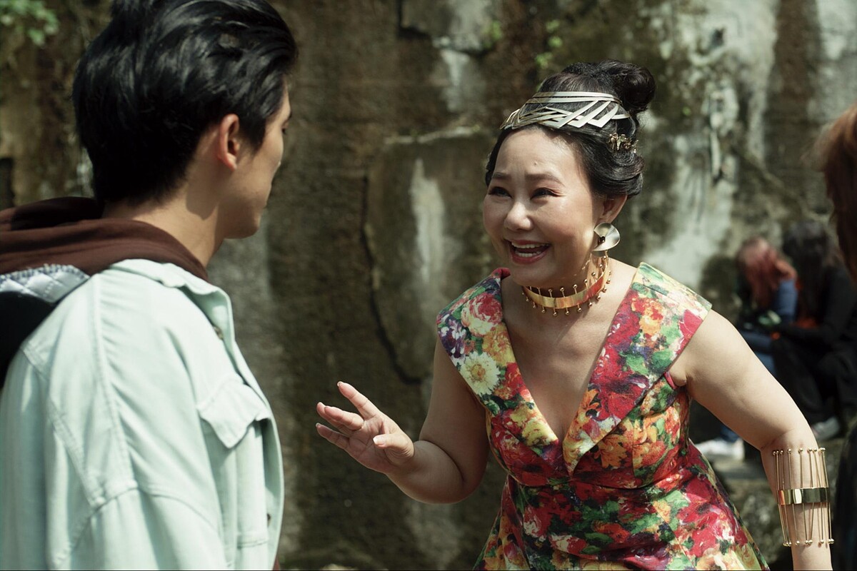 《地獄里長》呂雪鳳（右）即興演出功力獲導演瞿友寧盛讚，林哲熹（左）深感佩服