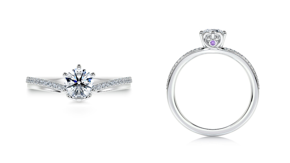 Become one 婚嫁系列 (RSDM06) 求婚鑽戒。