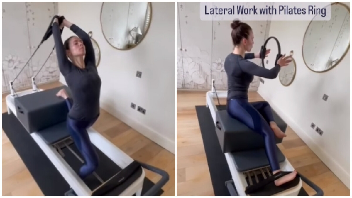 無論居家或在拍攝空檔，不斷進行鍛鍊