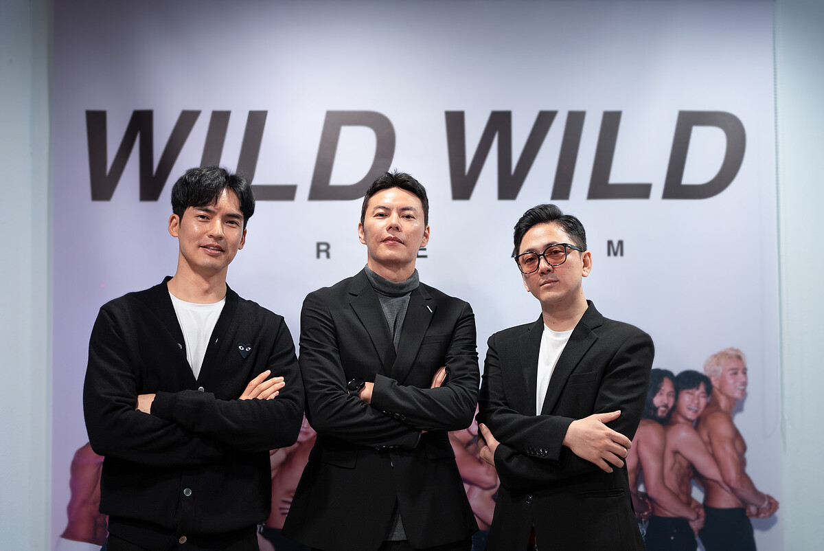 由左至右:理事 崔鎔鎭、代表 吳浚錫、PD 鄭石奉