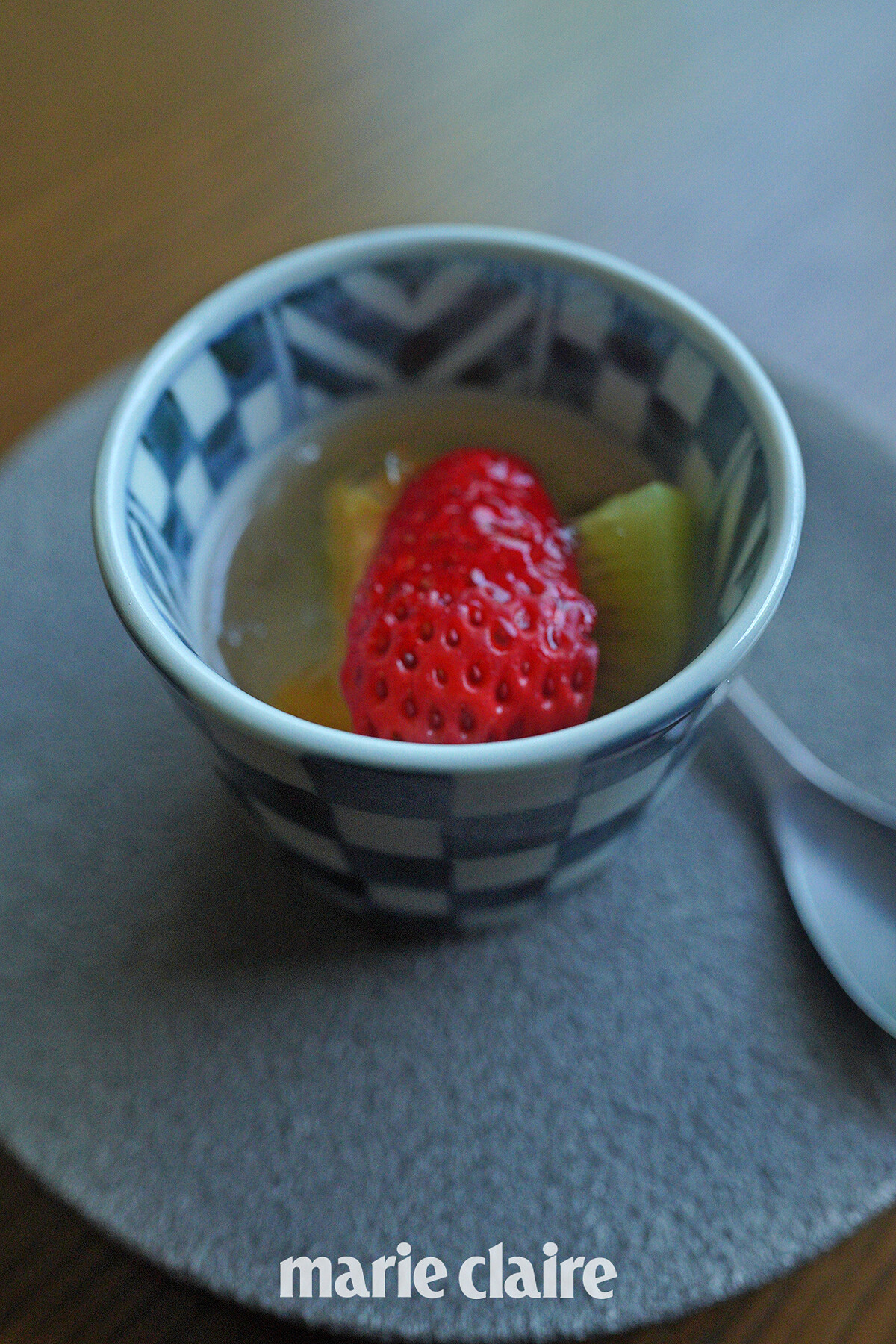 早餐也附上當季水果製作的甜點。