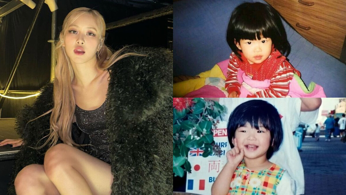 Ros&eacute;幼時照片