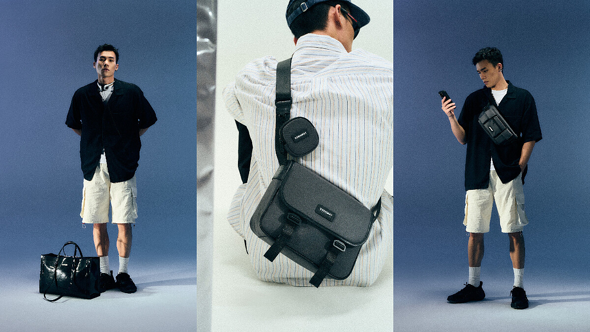 當爸照樣也能潮酷帥！父親節買新包翻轉老爸形象，直接PICK機能時尚兼具的ROBINMAY風格包款就對了，輕鬆打造有型又有質感的時髦Dadcore！