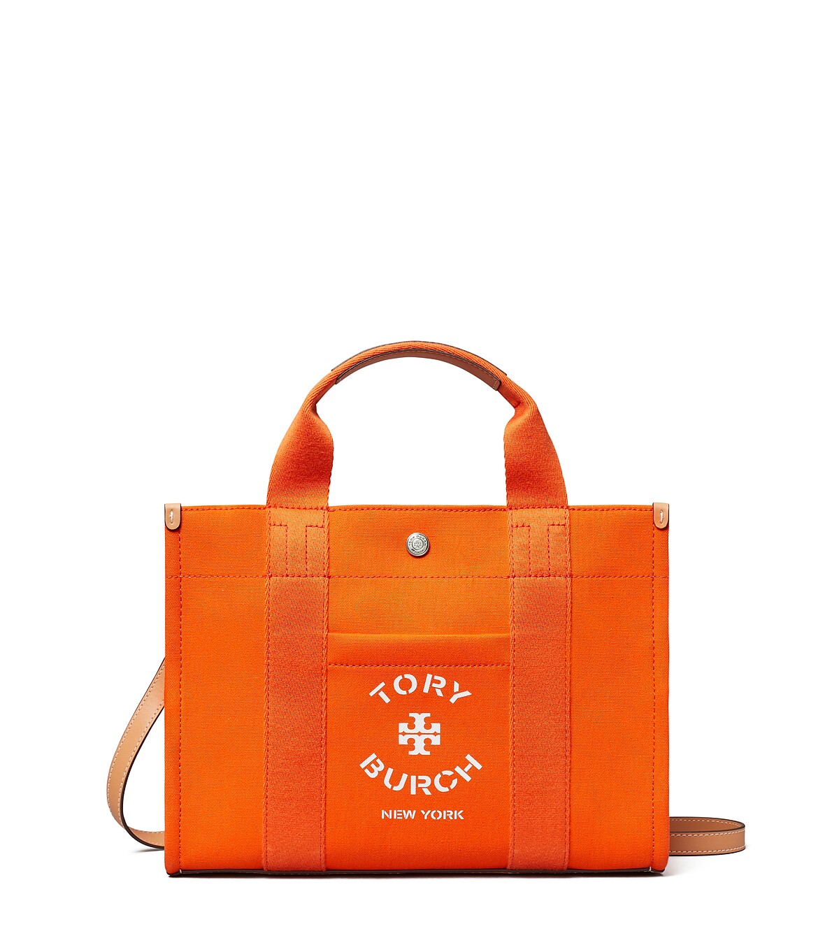 Tory Burch 柑橘色Tory 托特包，NT13,900。