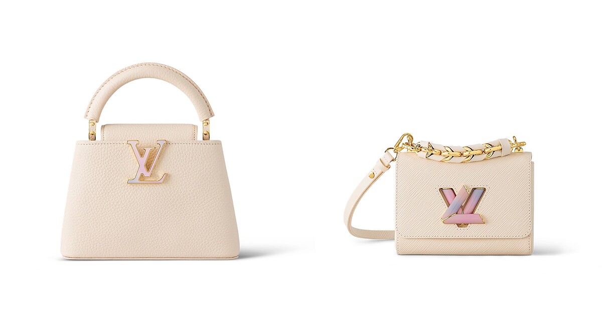 左為Louis Vuitton七夕情人節 Capucines、右為Louis Vuitton七夕情人節Twist PM包款