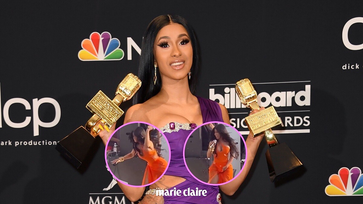 Cardi B被潑水怒砸麥克風事件!是她自己要求的?被攻擊粉絲報案,前晚演出早已上演麥克風攻擊全武行!